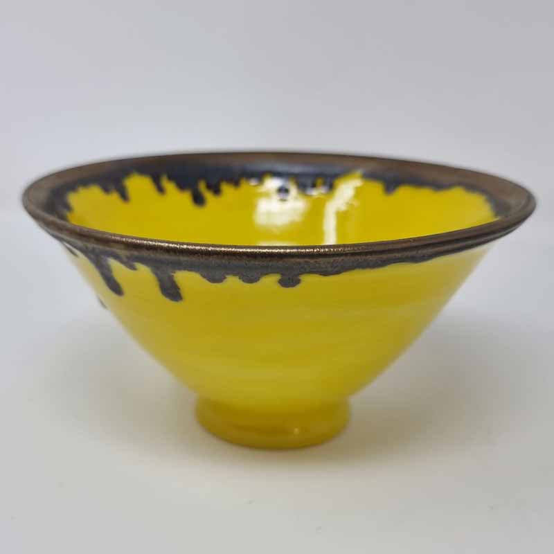 BRI204, Yellow Gold Rimmed bowl