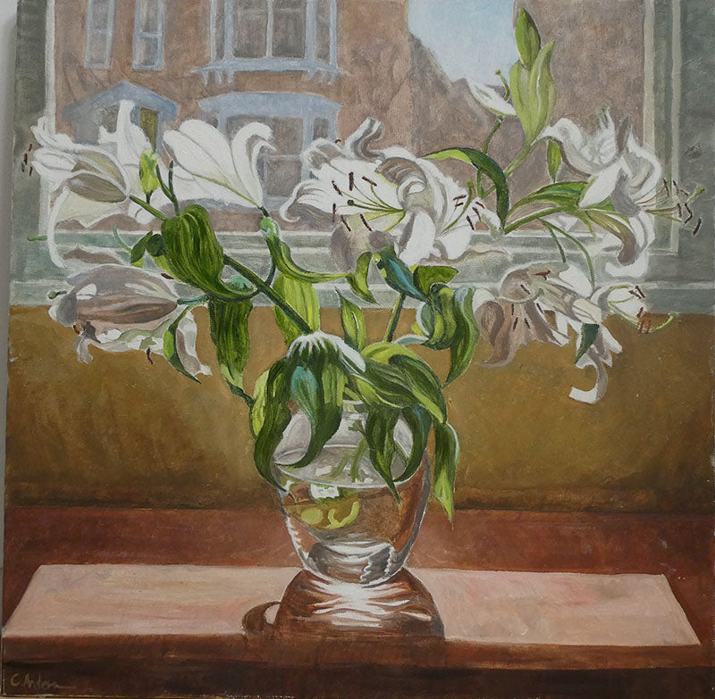 AND015, Lillies in sunlight