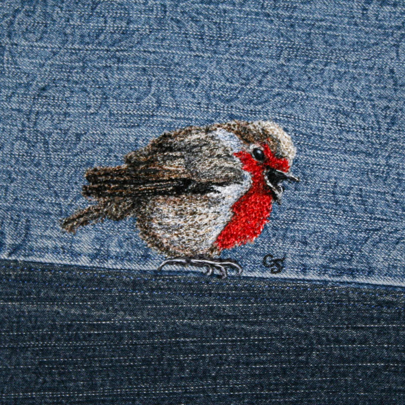 SMI122, Robin on Recycled Denim