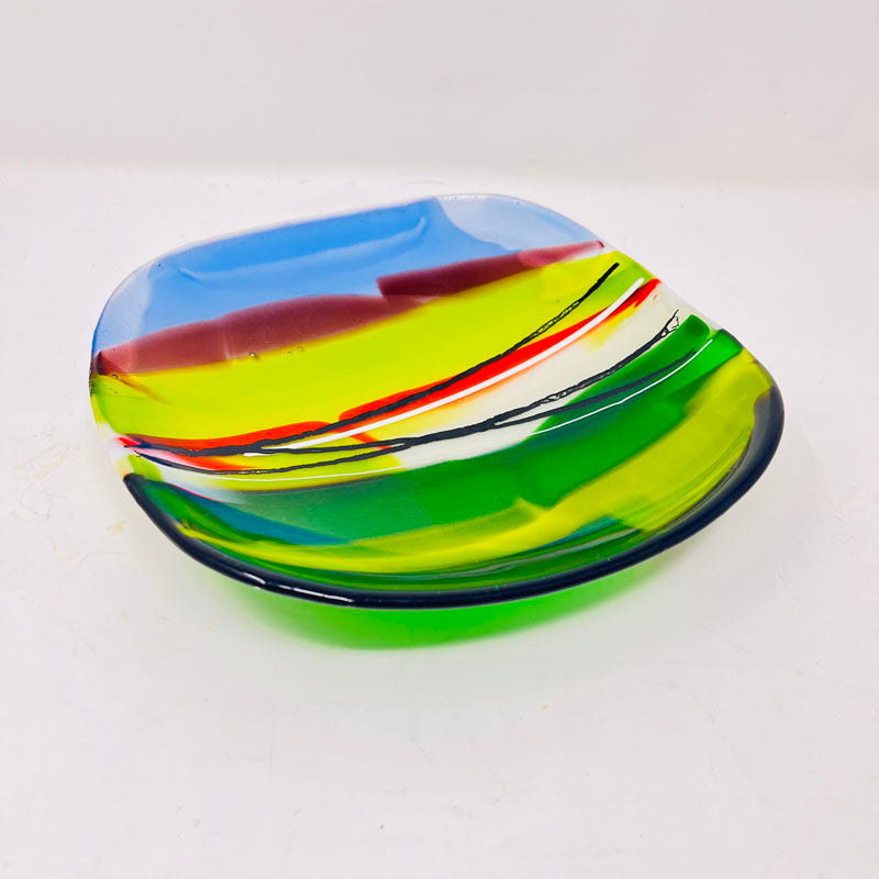 SHI456, Abstract landscape bowl