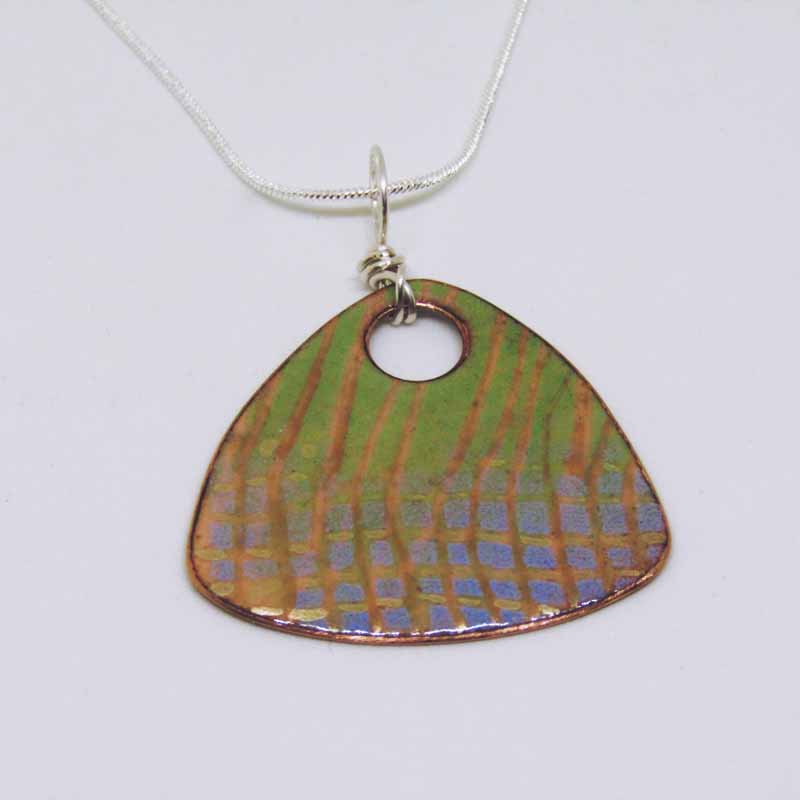 MCA301, Country Triangle Pendant Necklace
