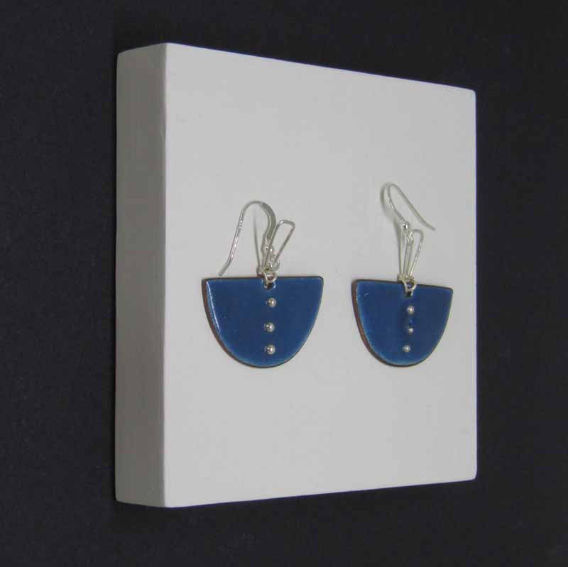 MCA317, Kingfisher Blue Earrings