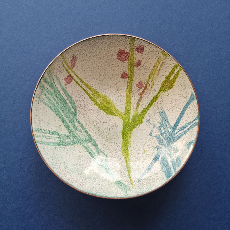 MCA370, White Floral Dish