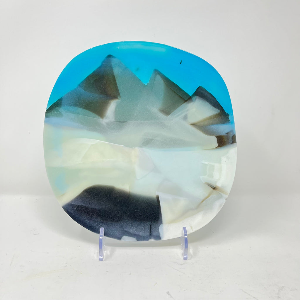 SHI390, Mountain bowl and plate