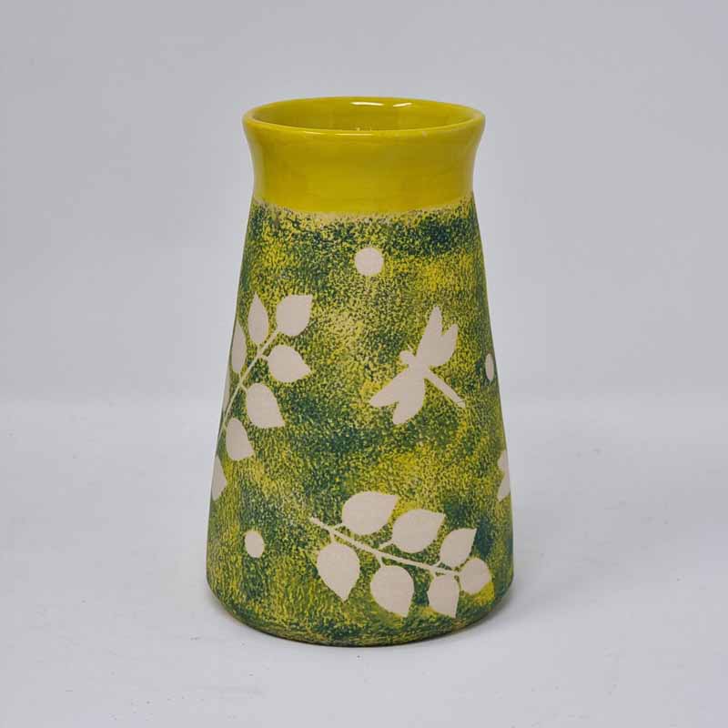 BRI165, Summer Leaf Vase