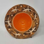 BRI189, Orange Lizard Bowl