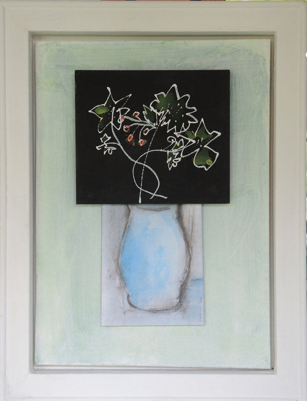 CHA187, Flowers + Vase No.3